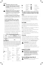 Предварительный просмотр 34 страницы DeWalt DWE4120FN Instruction Manual