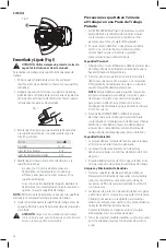 Предварительный просмотр 38 страницы DeWalt DWE4120FN Instruction Manual