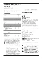 Preview for 17 page of DeWalt DWE4157F Original Instructions Manual