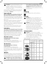 Preview for 27 page of DeWalt DWE4157F Original Instructions Manual