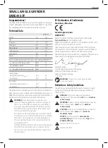 Preview for 31 page of DeWalt DWE4157F Original Instructions Manual