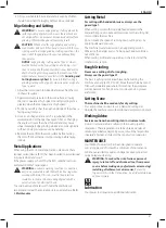 Preview for 39 page of DeWalt DWE4157F Original Instructions Manual