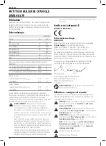 Preview for 56 page of DeWalt DWE4157F Original Instructions Manual