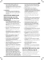 Preview for 97 page of DeWalt DWE4157F Original Instructions Manual