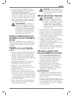 Предварительный просмотр 91 страницы DeWalt DWE4202 Original Instructions Manual