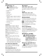 Предварительный просмотр 142 страницы DeWalt DWE4202 Original Instructions Manual