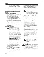 Предварительный просмотр 146 страницы DeWalt DWE4202 Original Instructions Manual