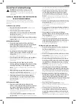 Предварительный просмотр 37 страницы DeWalt DWE4206 Original Instructions Manual