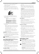 Предварительный просмотр 107 страницы DeWalt DWE4206 Original Instructions Manual