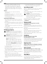 Предварительный просмотр 122 страницы DeWalt DWE4206 Original Instructions Manual