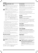 Предварительный просмотр 138 страницы DeWalt DWE4206 Original Instructions Manual