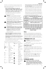 Preview for 23 page of DeWalt DWE4212 Instruction Manual