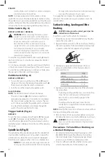 Preview for 42 page of DeWalt DWE4212 Instruction Manual