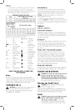 Preview for 8 page of DeWalt DWE4214 Instruction Manual