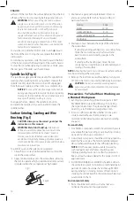 Preview for 12 page of DeWalt DWE4214 Instruction Manual