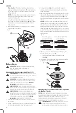 Preview for 38 page of DeWalt DWE4214 Instruction Manual