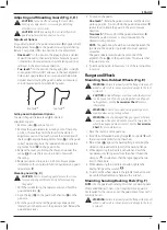 Предварительный просмотр 39 страницы DeWalt DWE4277 Original Instructions Manual