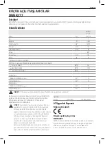 Предварительный просмотр 159 страницы DeWalt DWE4277 Original Instructions Manual