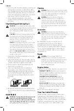 Preview for 14 page of DeWalt DWE43214 Instruction Manual