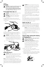 Предварительный просмотр 12 страницы DeWalt DWE43231VS Instruction Manual