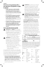 Предварительный просмотр 38 страницы DeWalt DWE43231VS Instruction Manual