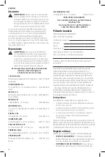 Предварительный просмотр 46 страницы DeWalt DWE43231VS Instruction Manual