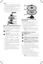 Предварительный просмотр 42 страницы DeWalt DWE4324 Instruction Manual