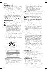 Предварительный просмотр 44 страницы DeWalt DWE4324 Instruction Manual