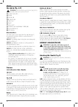 Preview for 40 page of DeWalt DWE4347 Original Instructions Manual