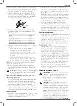 Preview for 59 page of DeWalt DWE4347 Original Instructions Manual