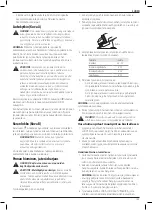 Preview for 147 page of DeWalt DWE4347 Original Instructions Manual