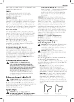 Preview for 187 page of DeWalt DWE4347 Original Instructions Manual