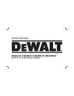 Preview for 1 page of DeWalt DWE4557-XE Instruction Manual