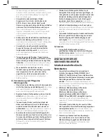 Предварительный просмотр 20 страницы DeWalt DWE4557 Instruction Manual