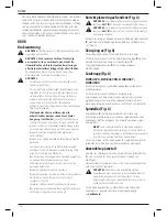 Предварительный просмотр 102 страницы DeWalt DWE4557 Instruction Manual