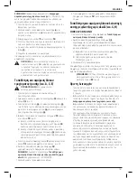 Предварительный просмотр 163 страницы DeWalt DWE4557 Instruction Manual