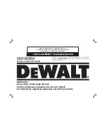 DeWalt DWE46102 Instruction Manual предпросмотр