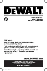 DeWalt DWE46103 Instruction Manual предпросмотр