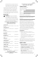 Предварительный просмотр 31 страницы DeWalt DWE46103 Instruction Manual