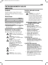 Предварительный просмотр 67 страницы DeWalt DWE46150 Original Instructions Manual