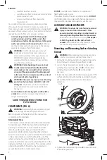 Предварительный просмотр 6 страницы DeWalt DWE46152 Instruction Manual