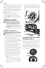 Предварительный просмотр 14 страницы DeWalt DWE46152 Instruction Manual