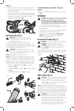 Preview for 10 page of DeWalt DWE46202 Instruction Manual