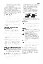 Preview for 11 page of DeWalt DWE46202 Instruction Manual