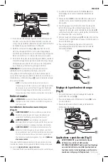 Preview for 21 page of DeWalt DWE46202 Instruction Manual