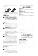 Preview for 36 page of DeWalt DWE46202 Instruction Manual