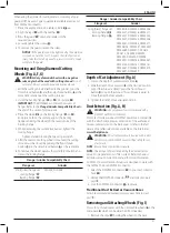 Предварительный просмотр 23 страницы DeWalt DWE46225 Original Instructions Manual