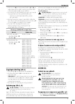 Предварительный просмотр 51 страницы DeWalt DWE46225 Original Instructions Manual