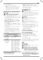 Предварительный просмотр 57 страницы DeWalt DWE46225 Original Instructions Manual