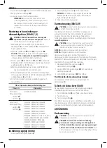 Предварительный просмотр 76 страницы DeWalt DWE46225 Original Instructions Manual